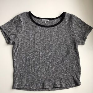 Grey and black t-shirt from Charlotte Russe